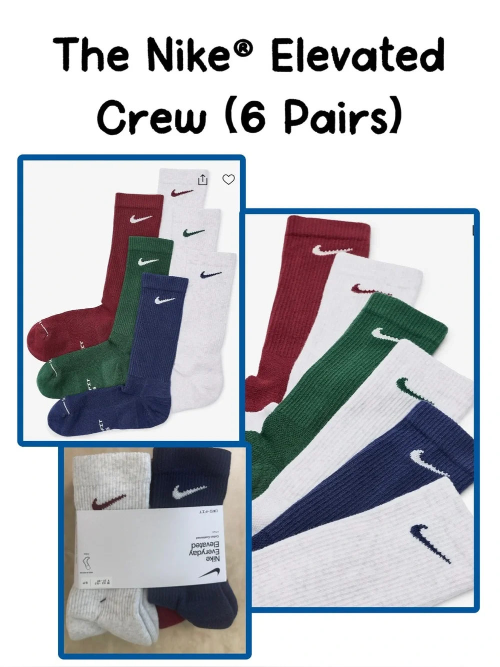 Nike Elevated Crew Kid’s Socks